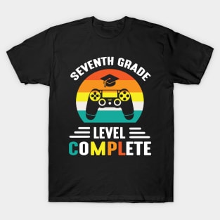 Gamer Student Class Of School Seventh Grade Level Complete T-Shirt